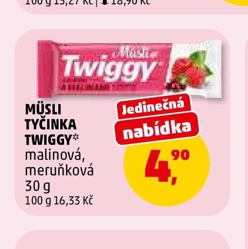 MÜSLI TYČINKA TWIGGY