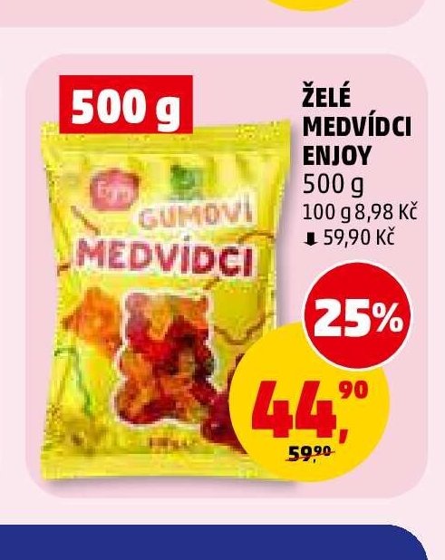 ŽELÉ MEDVÍDCI ENJOY