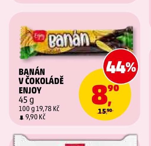 BANÁN V ČOKOLÁDĚ ENJOY