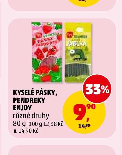 KYSELÉ PÁSKY, PENDREKY ENJOY