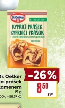 Dr. Oetker Kypřicí prášek s vinným kamenem