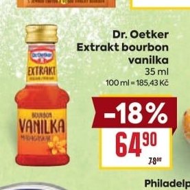 Dr. Oetker Extrakt bourbon vanilka