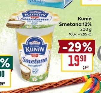 Kunín Smetana 12%