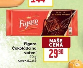 Figaro Čokoláda na vaření - BILLA akcniletaky.com