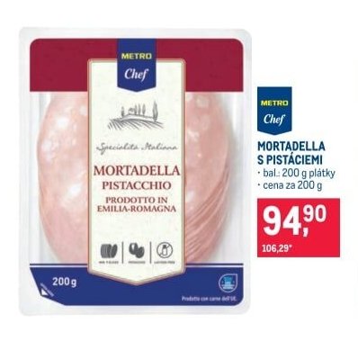 Mortadella s pistáciemi