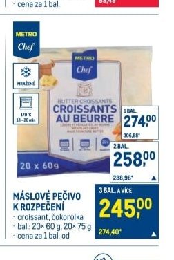 MÁSLOVÉ PEČIVO K ROZPEČENÍ