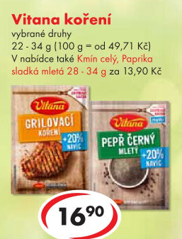 Koření Paprika sladká Vitana