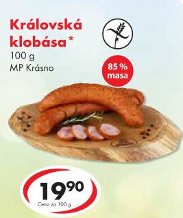 Královská klobása Krásno