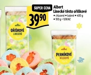 Albert Linecké těsto oříškové