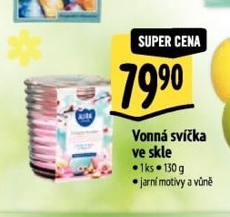 Vonná svíčka ve skle