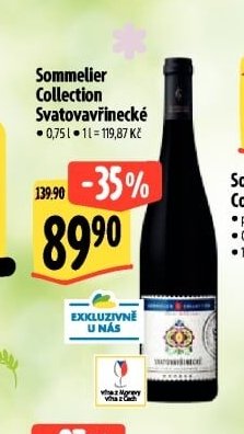 Sommelier Collection Svatovavřinecké