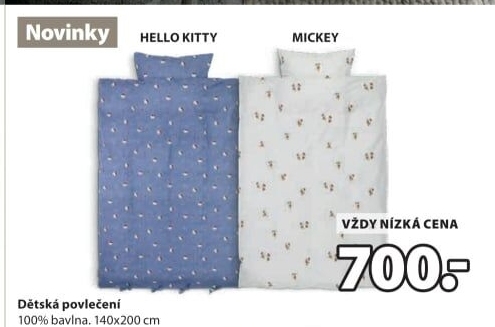 Dětské bavlněné povlečení