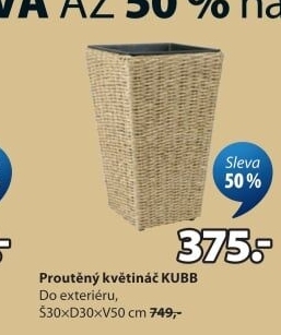 Květináč proutěný