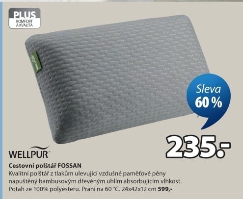 Polštář cestovní Wellpur