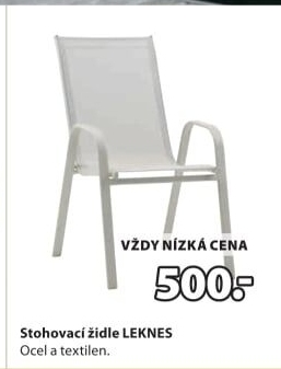 Stohovací židle Leknes