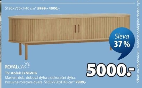 TV stolek Lyngvig Royaloak