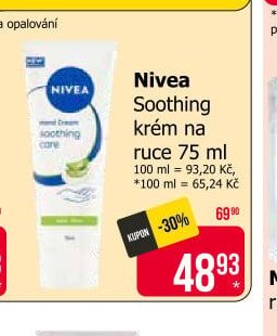 Nivea Soothing krém na ruce 75 ml