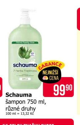 Schauma šampon 750 ml