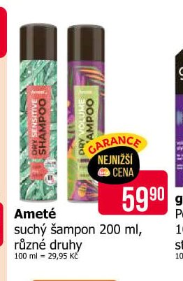 Ameté suchý šampon 200 ml