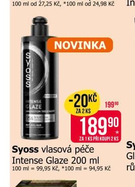 Syoss vlasová péče Intense Glaze 200 ml