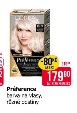 Préférence barva na vlasy