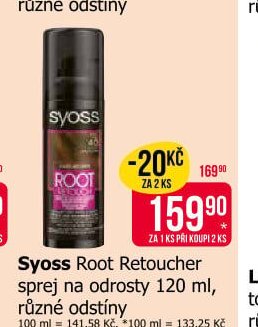 Syoss Root Retoucher sprej na odrosty 120 ml