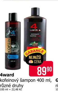 4ward kofeinový šampon 400 ml