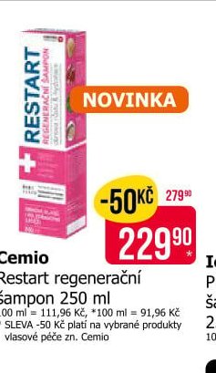 Cemio Restart regenerační šampon 250 ml