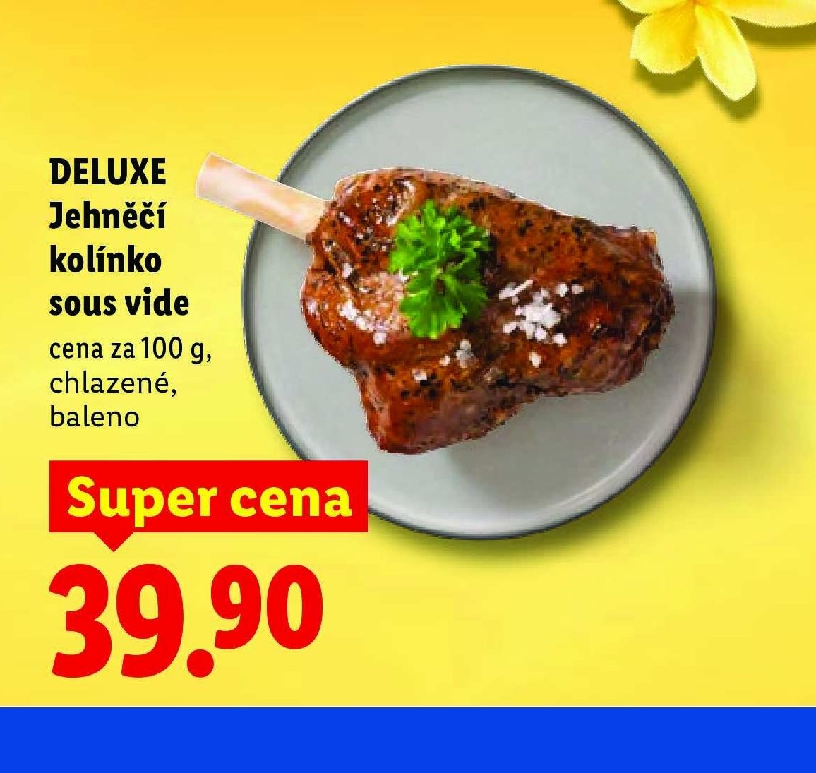DELUXE Jehněčí kolínko sous vide