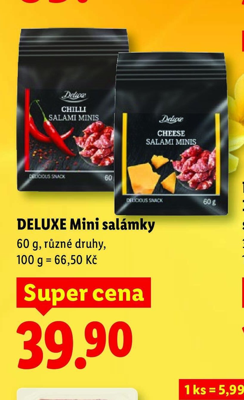 DELUXE Mini salámky