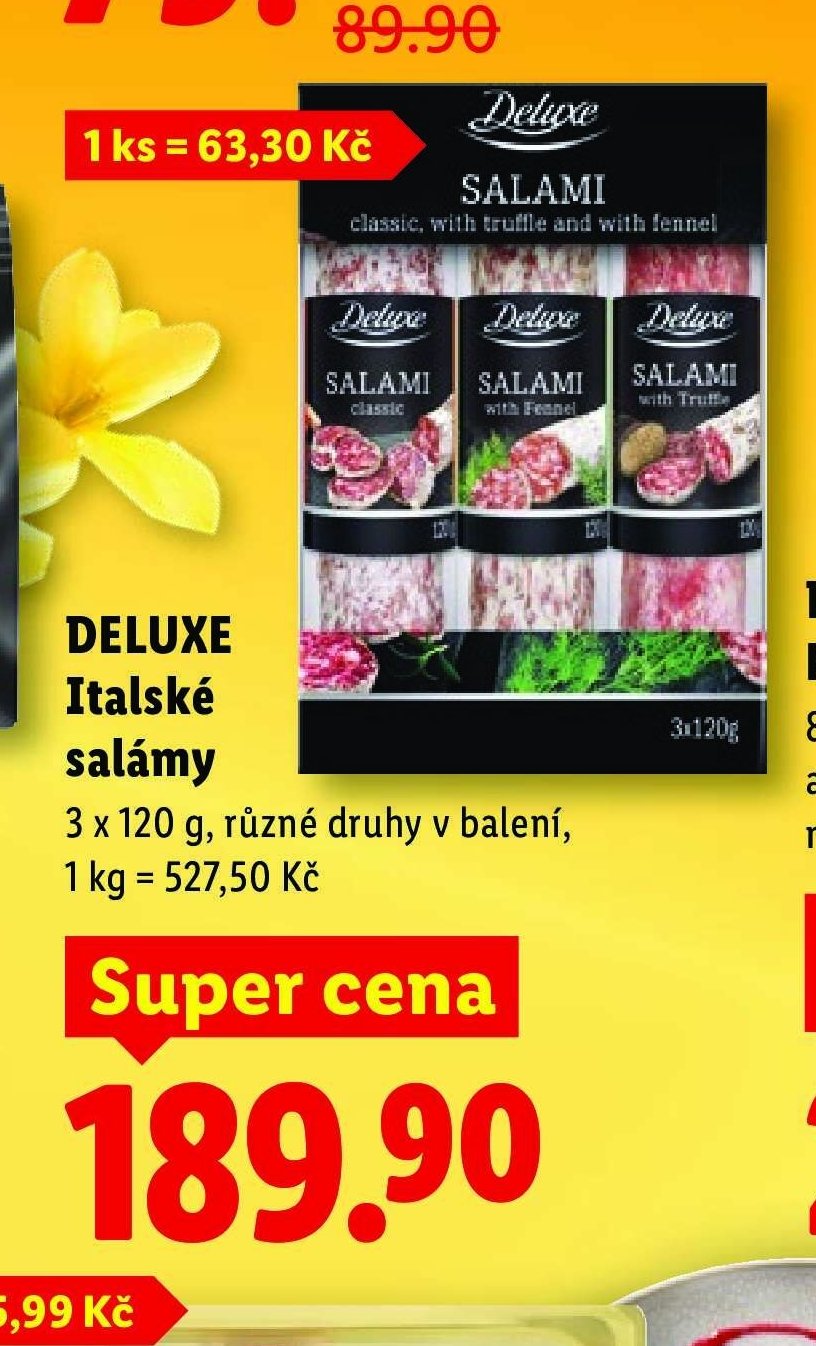 DELUXE Italské salámy