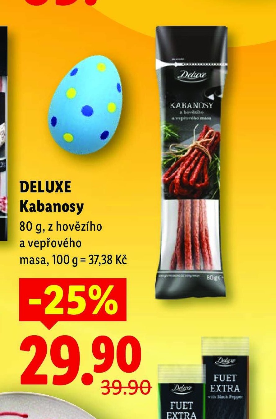 DELUXE Kabanosy