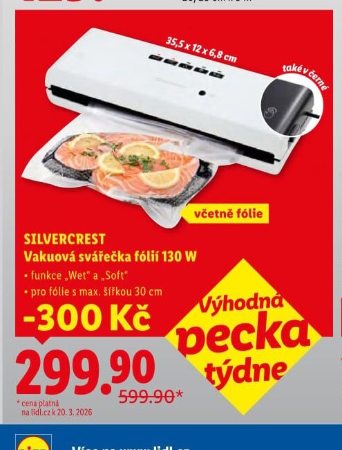 SILVERCREST Vakuová svářečka fólií 130 W