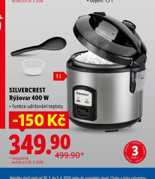 SILVERCREST Rýžovar 400 W