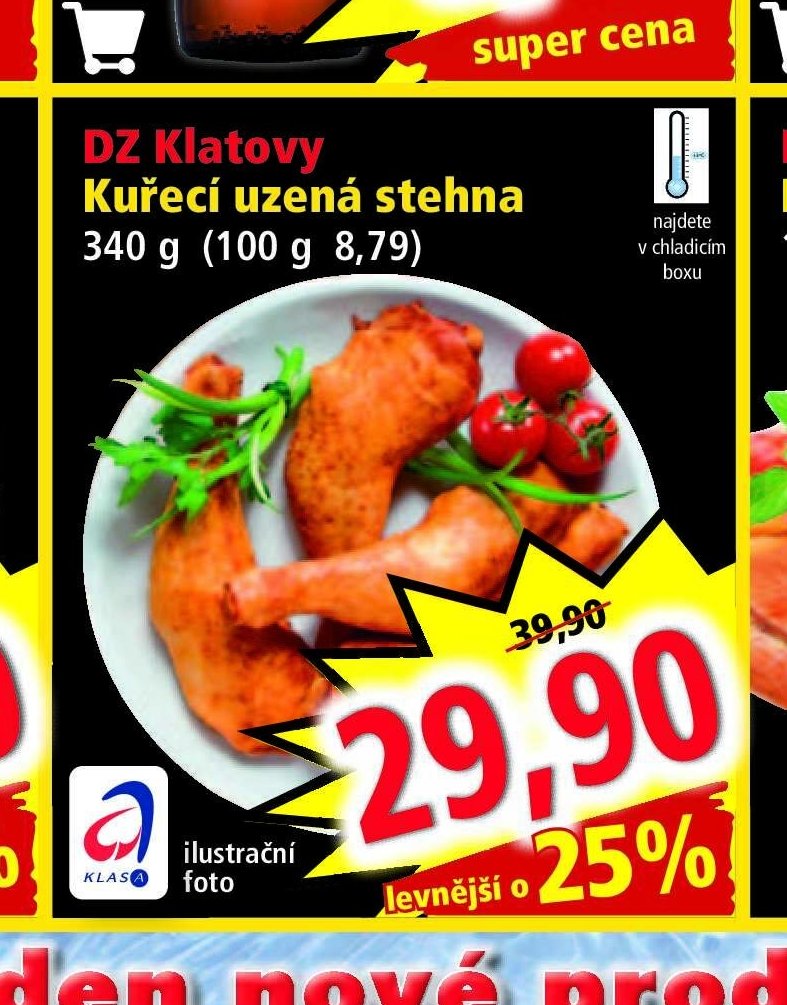 DZ Klatovy Kuřecí uzená stehna