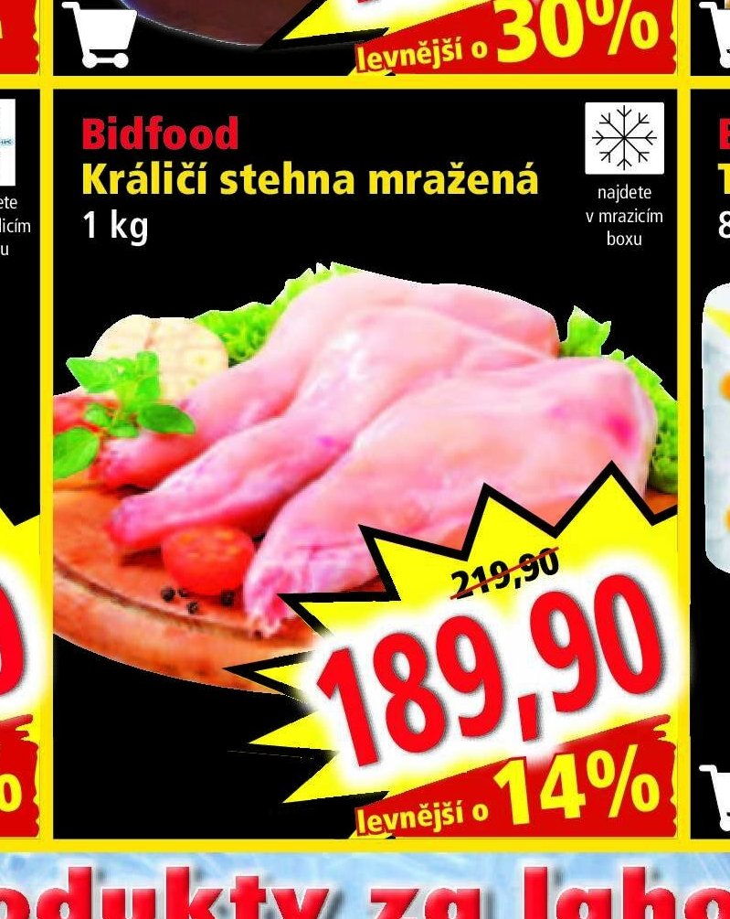 Bidfood Králičí stehna mražená