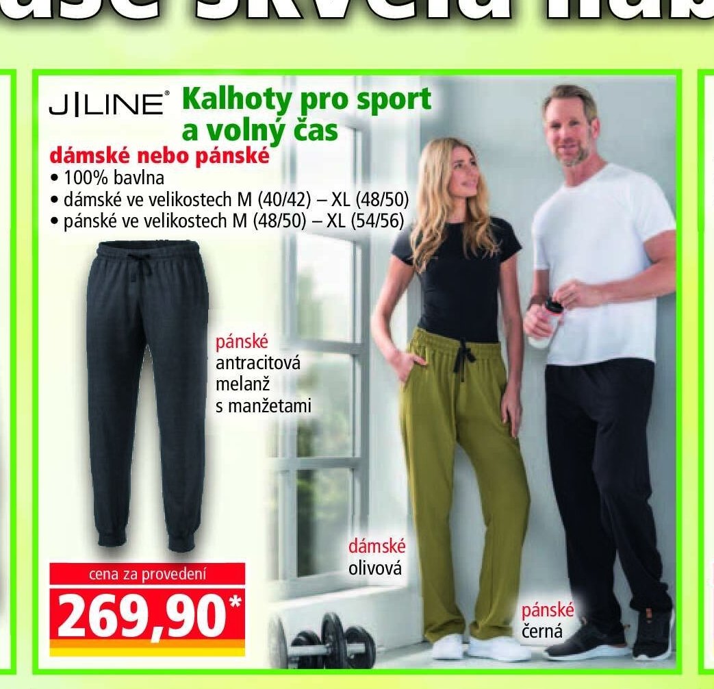 Kalhoty pro sport a volný čas