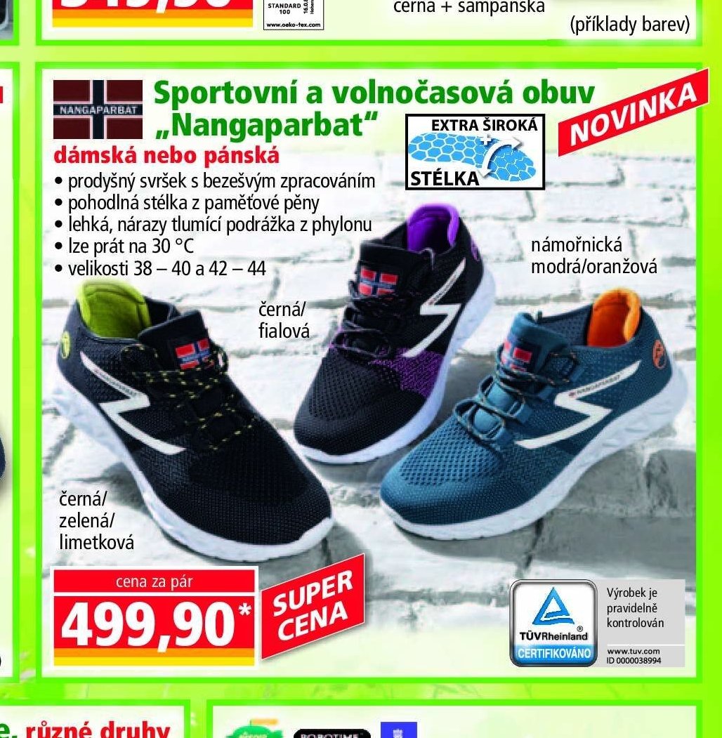 Sportovní a volnočasová obuv Nangaparbat