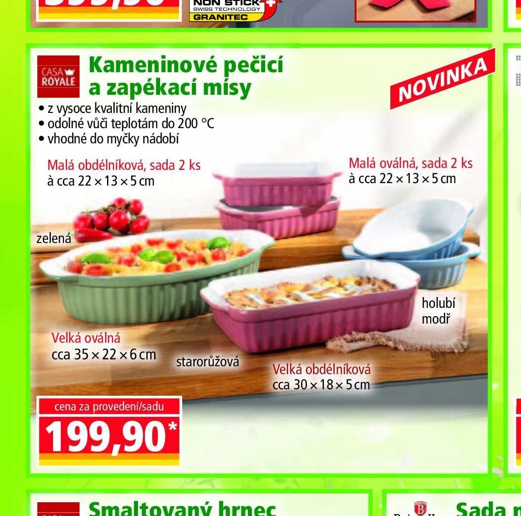 Kameninové pečicí a zapékací mísy