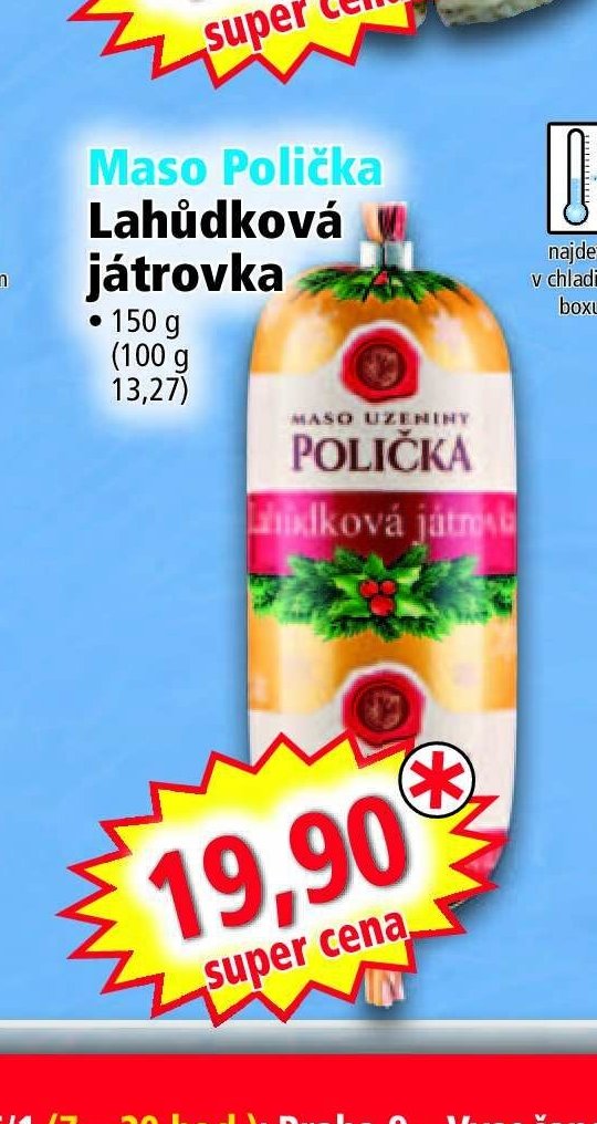 Maso Polička Lahůdková játrovka
