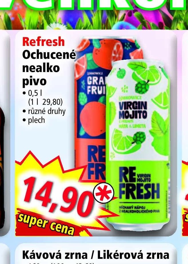 Refresh Ochucené nealko pivo