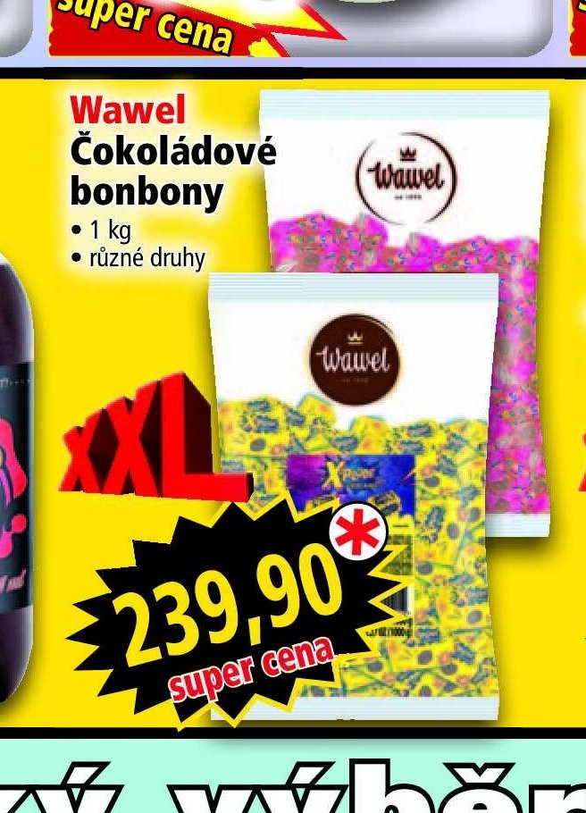 Wawel Čokoládové bonbony