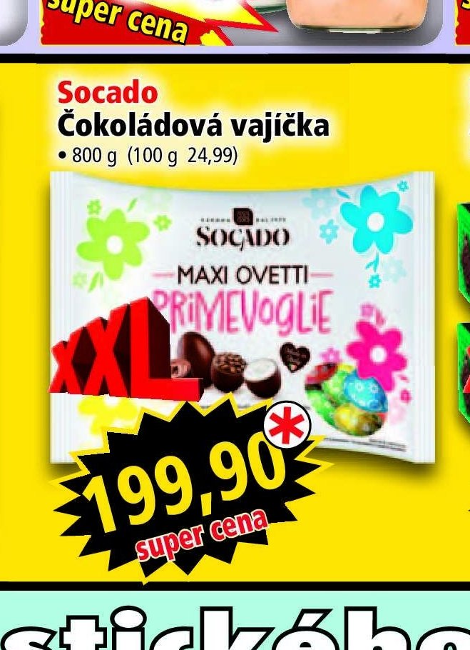 Socado Čokoládová vajíčka