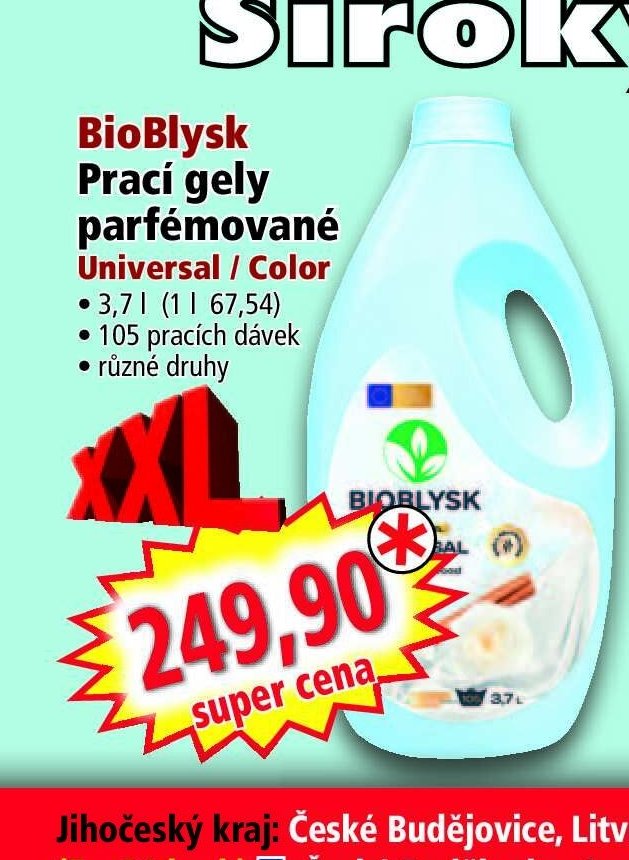 BioBlysk Prací gely