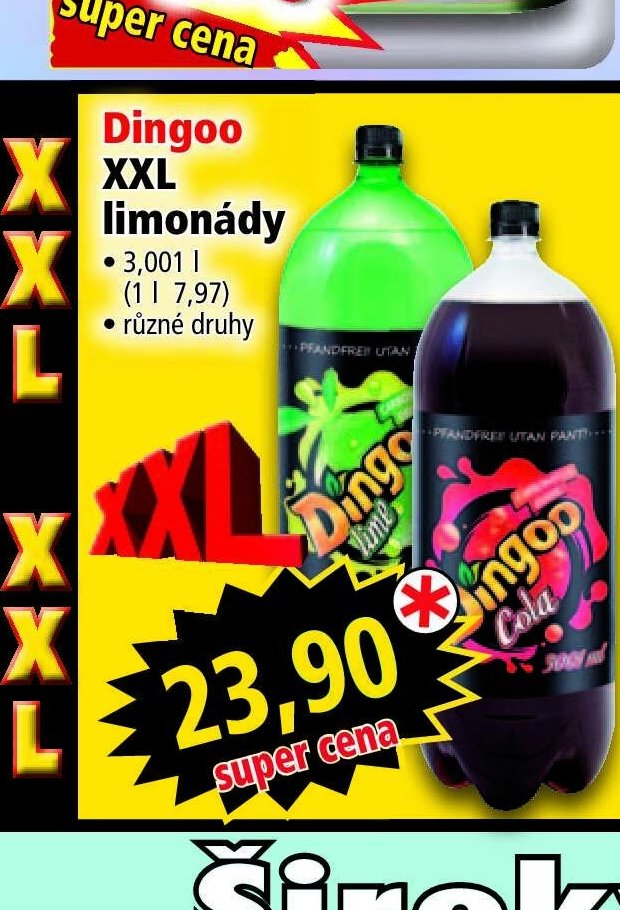 Dingoo XXL limonády