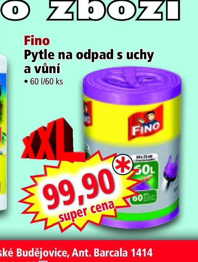 Fino Pytle na odpad s uchy a vůní