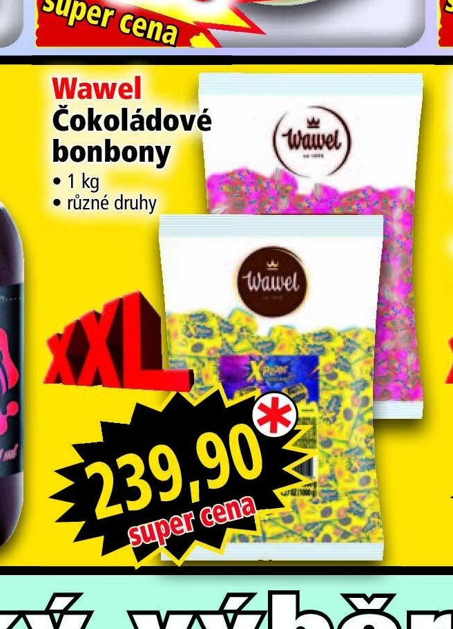 Wawel Čokoládové bonbony