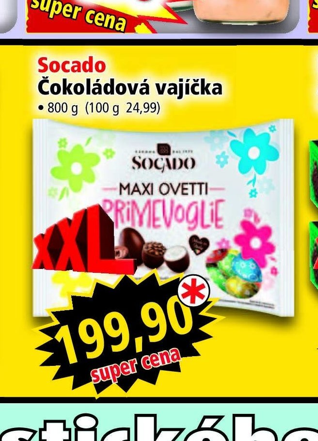 Socado Čokoládová vajíčka