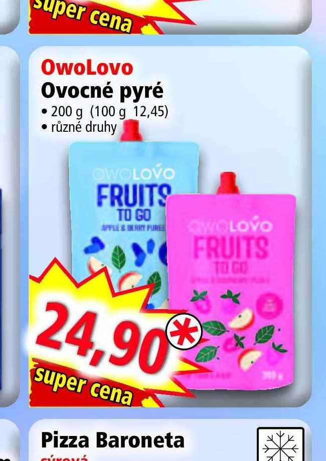 OwoLovo Ovocné pyré