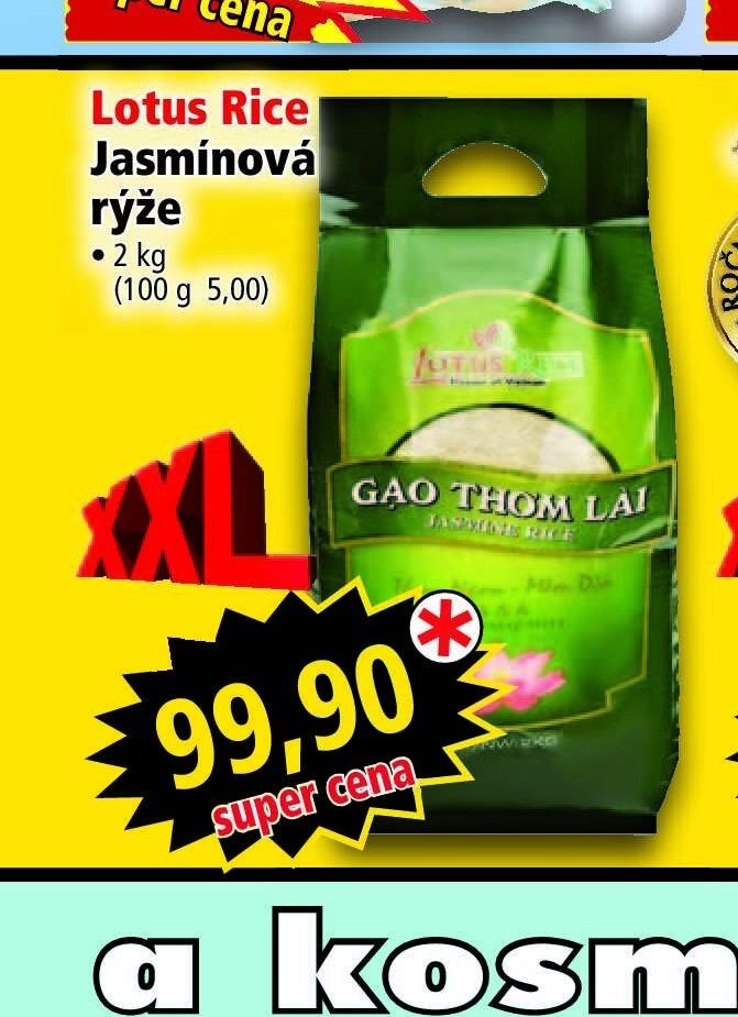 Lotus Rice Jasmínová rýže